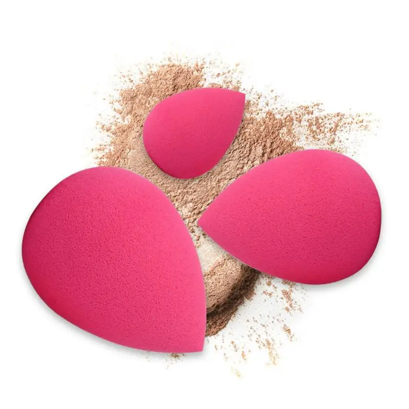 

3pcs Makeup Sponge Professional Cosmetic Puff For Foundation Concealer Cream Make Up Soft Water Sponge Puff Wholesale