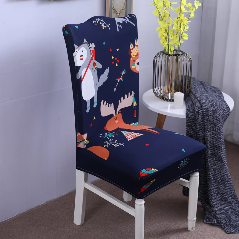 Млрд 48 стрейч Чехлы для обеденного стула эластичный пояс Роскошные Анти-грязный