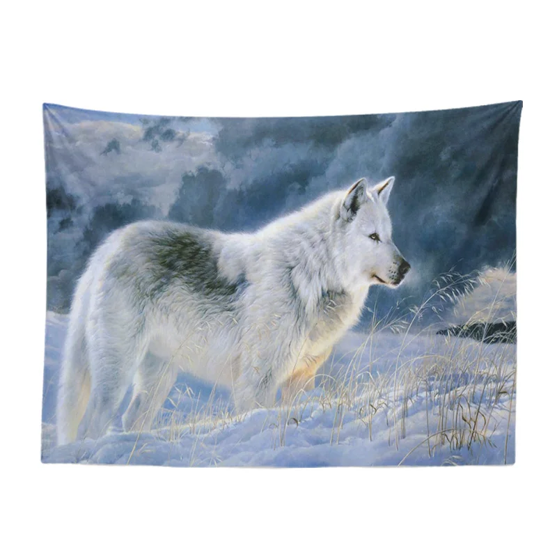 Милый гобелен на заказ с изображением Льва пустыни тигра леопарда животных