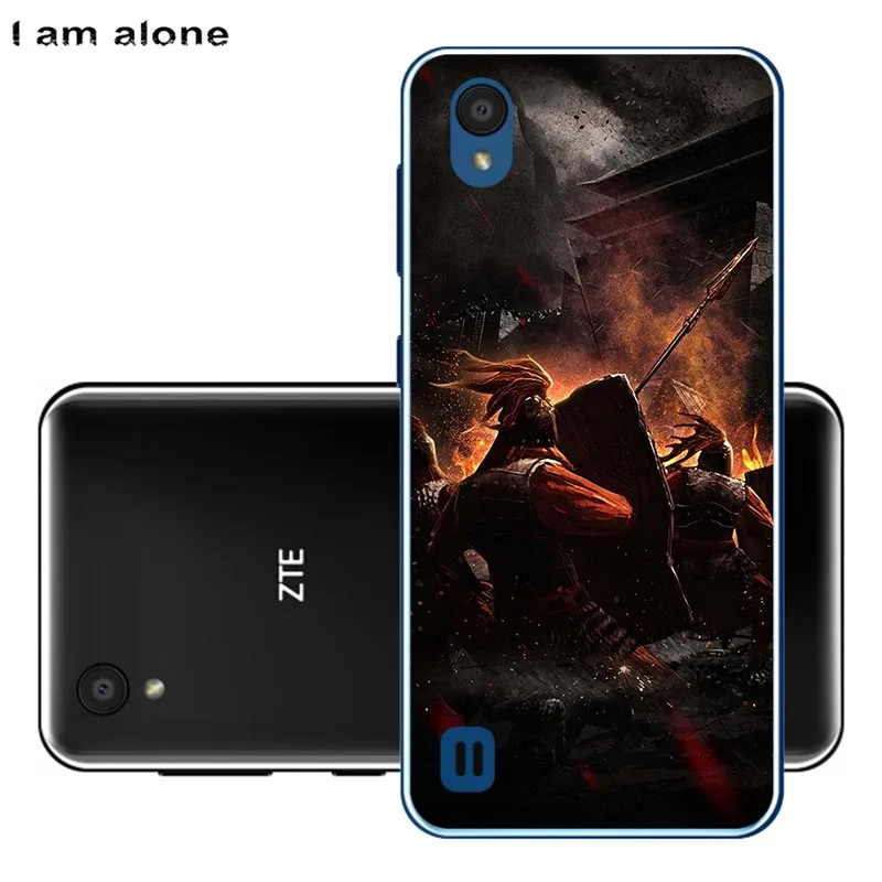 TPU H14 Чехлы для телефонов I am alone для zte Blade A5 5,45 дюймов Мягкий ТПУ модный мобильный для zte A5 сумки задняя крышка - Цвет: TPU H14