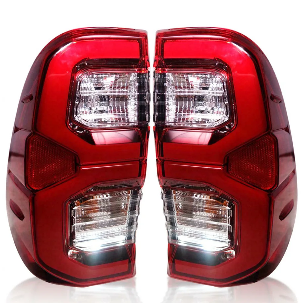 

Car Styling for Toyota Hilux Tail Lights 2020 2021 Revo LED Tail Lamp Rocco LED TailLight DRL Brake Reverse auto Accessories