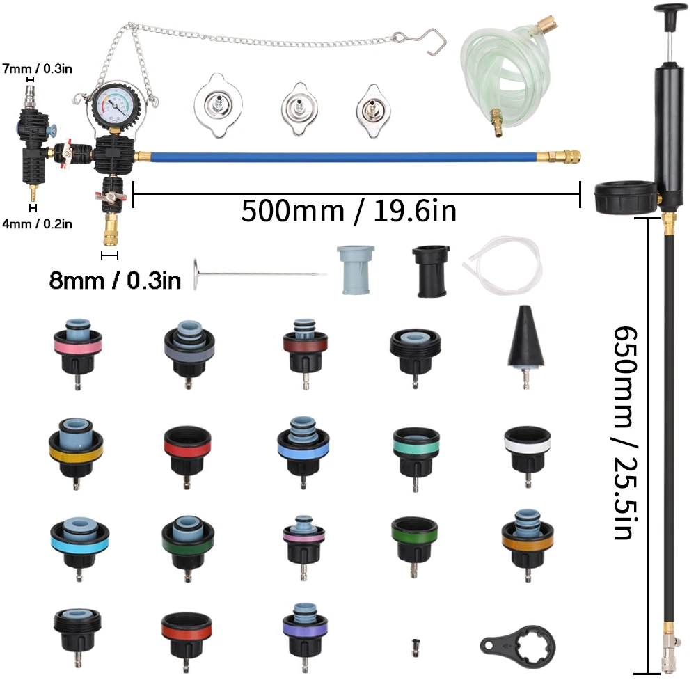 Универсальный манометр для радиатора автомобильный измеритель давления с 20