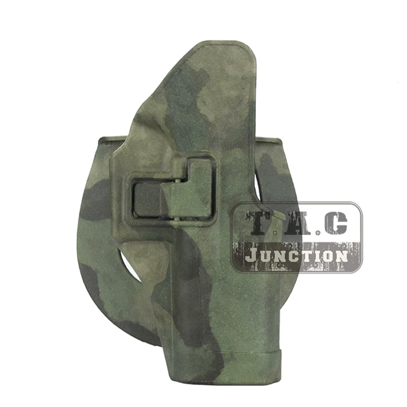 

Tactical CQC Serpa Pistol Holster Concealment Quick Right Hand Waist Paddle Belt Loop Pistol Pouch For Glock 17 19 22 23 31 32