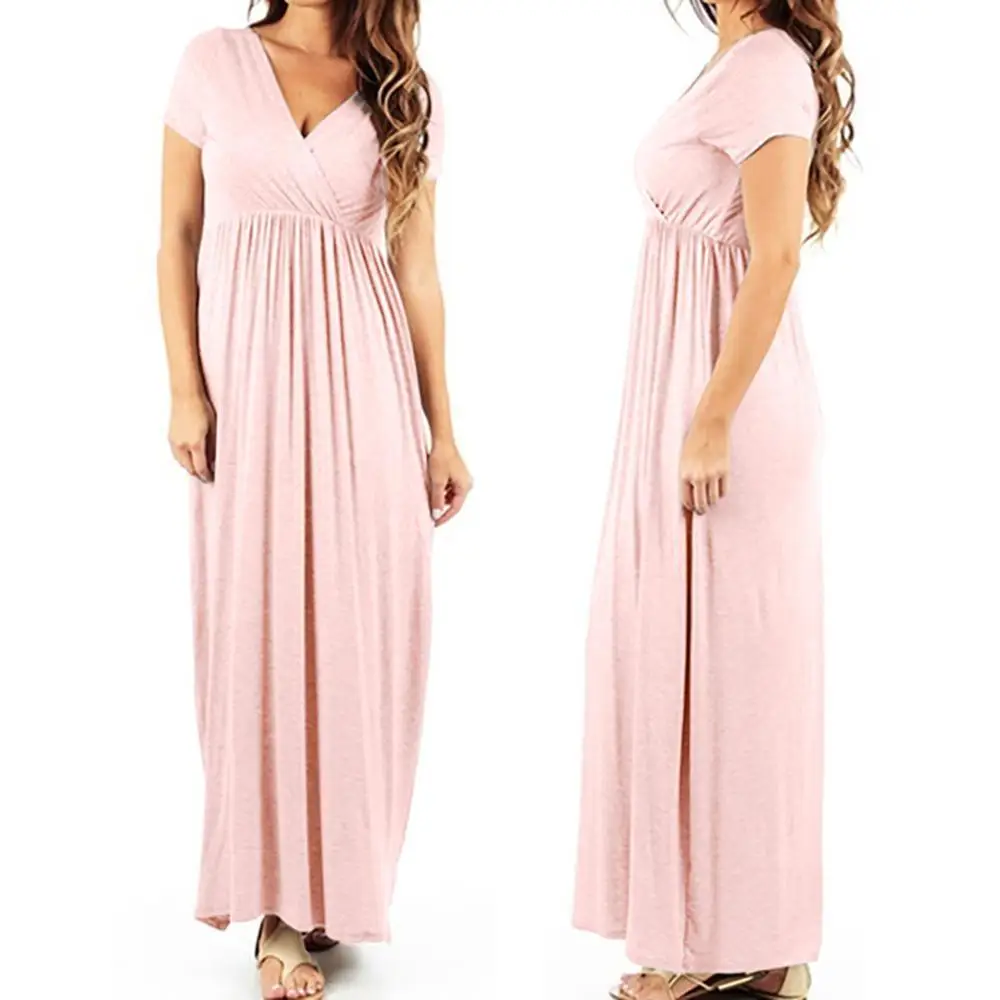 2021 летнее платье для беременных женщин Одежда грудного вскармливания с коротким