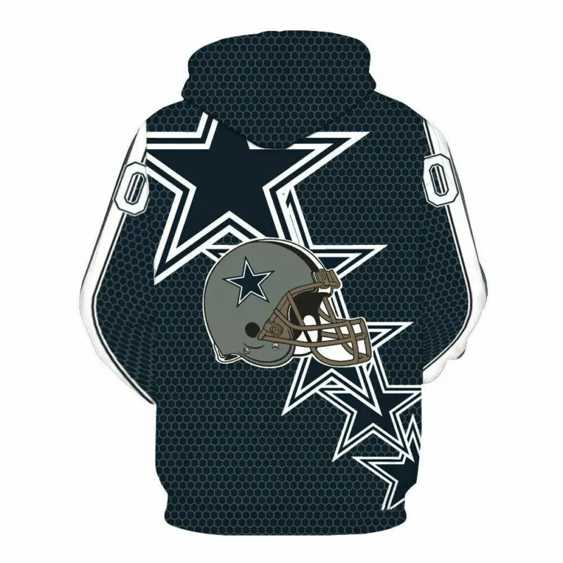 Dallas Cowboys/Спортивная толстовка с капюшоном и длинными рукавами; Новинка года; Модный джемпер; пальто с капюшоном; Лидер продаж; топы