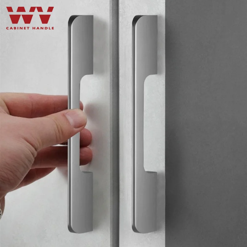 ВМ Американский Стиль черная ручка шкафа серый золотой Алюминий сплав Кухня шкаф