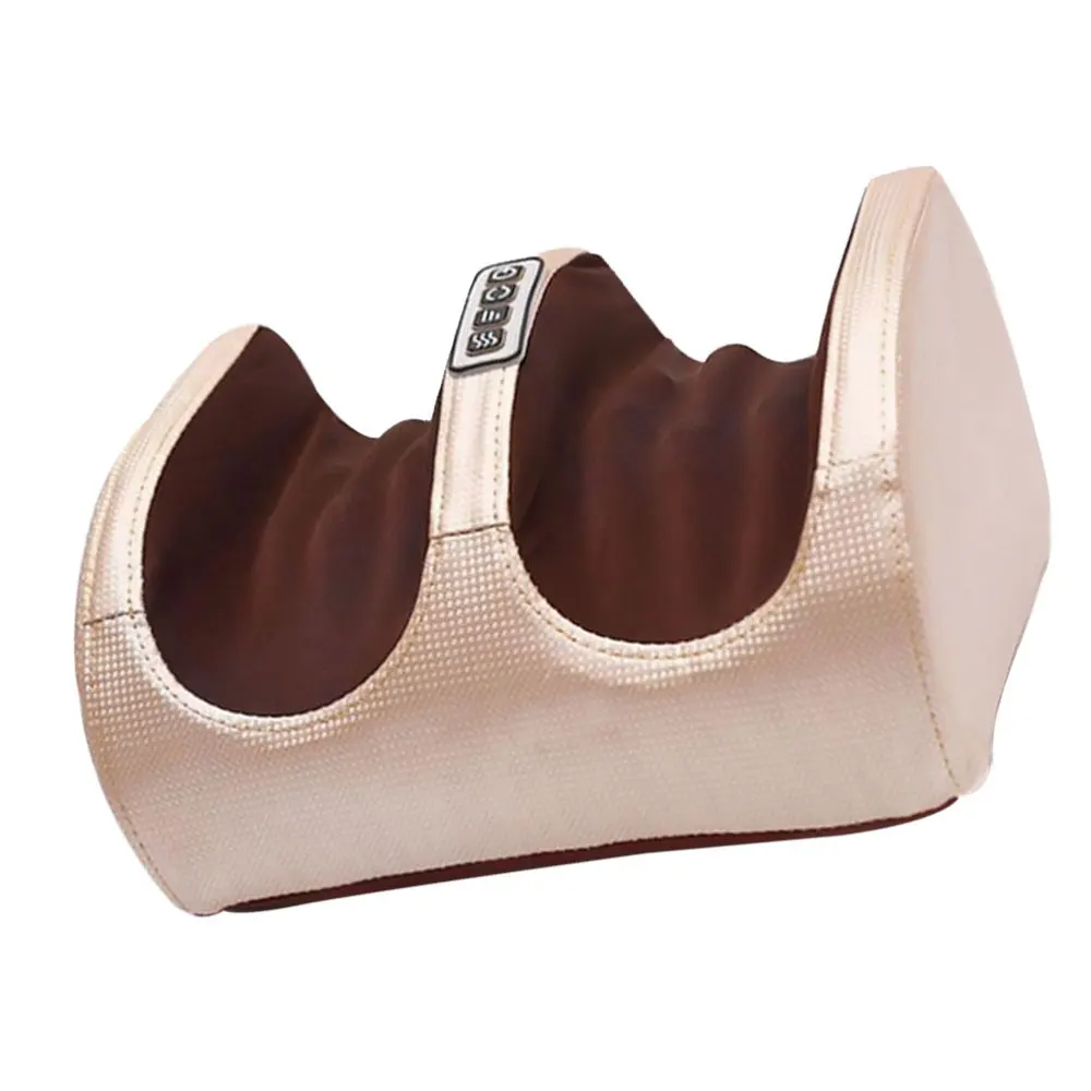 

Foot Massager Kneading Warm Therapy Equipment for Home Men with Plug (Golden)