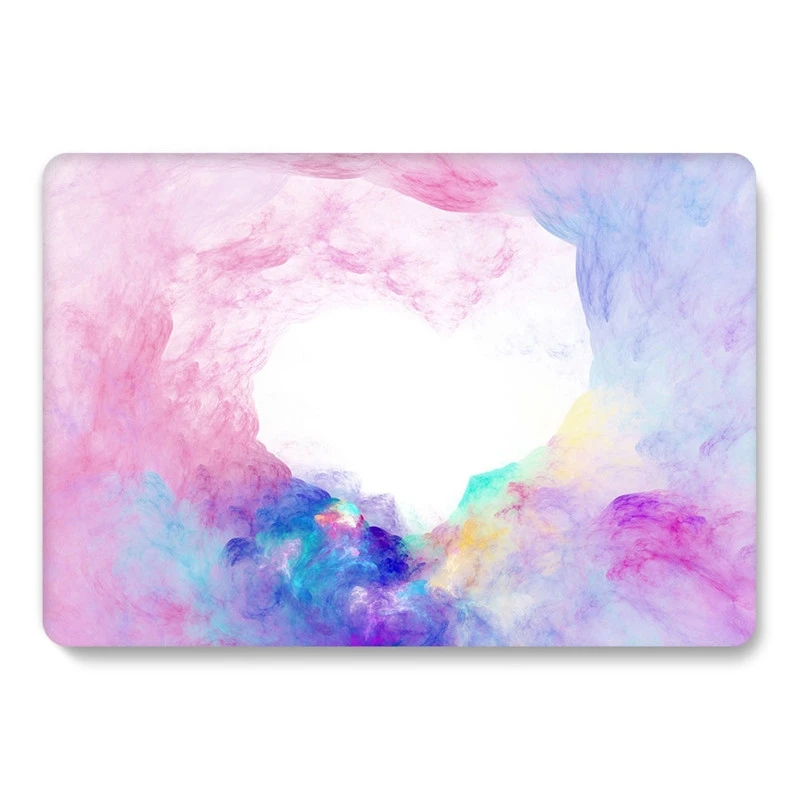 Цветочный чехол для Macbook Air 13 A1466 A1932, прозрачный чехол для Mac book Pro 13,3 ''A1708 чехол для Macbook Air Pro retina 11 12 13 15 - Цвет: 1