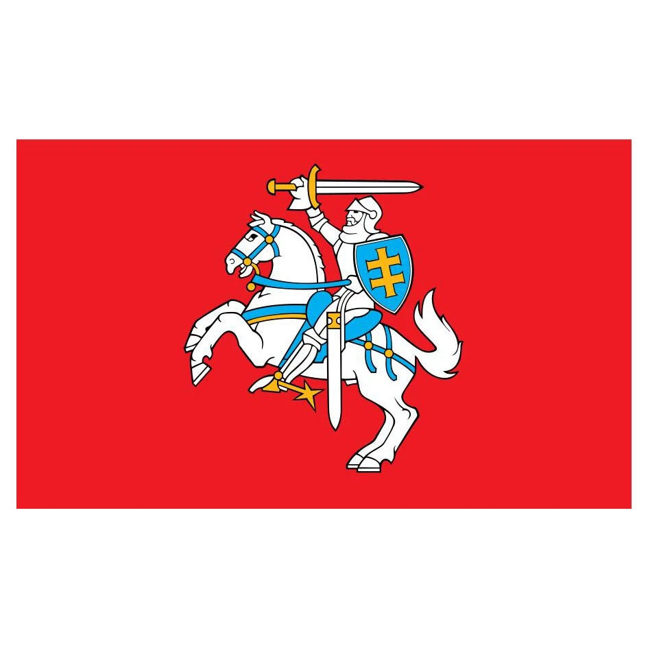 

90x150 см Состояние Литва литовский флаг Ensign