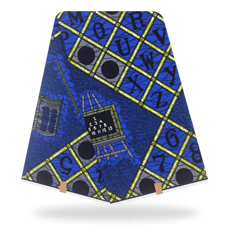 Женское платье из ткани Анкары с вощеным принтом в африканском стиле высокое