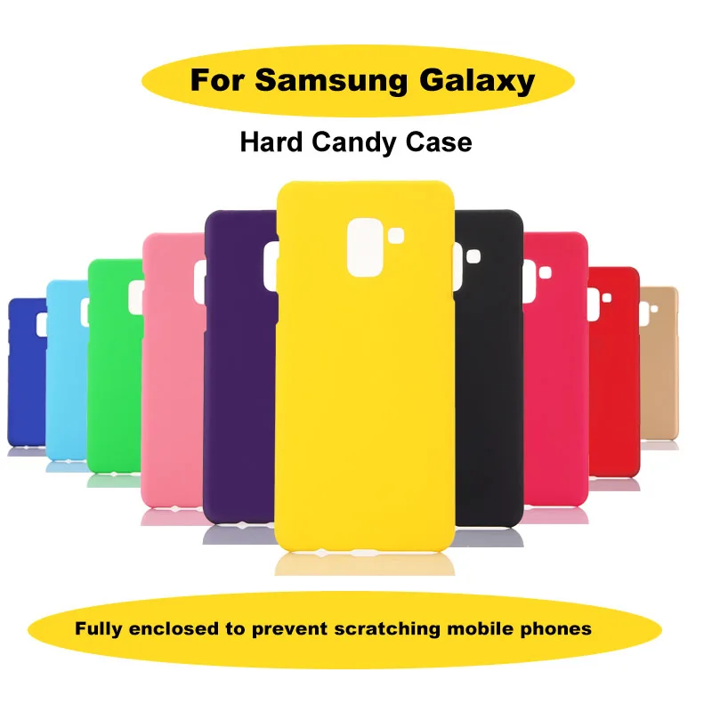 Жесткий матовый чехол карамельного цвета для Samsung Galaxy On 7 J3 A3 A5 A7 A9 J510X j1 mini 2016 S7 PLUS