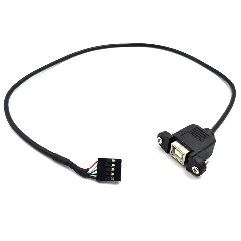 50 см 5 Pin Материнская плата женский заголовок к USB Type B Женский адаптер Дюпон