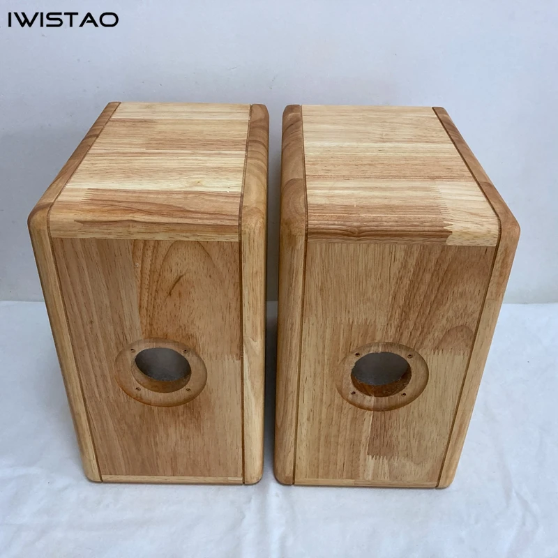 IWISTAO HIFI 4 дюйма полка для книг твердая древесина пустой герметичный динамик шкаф 1