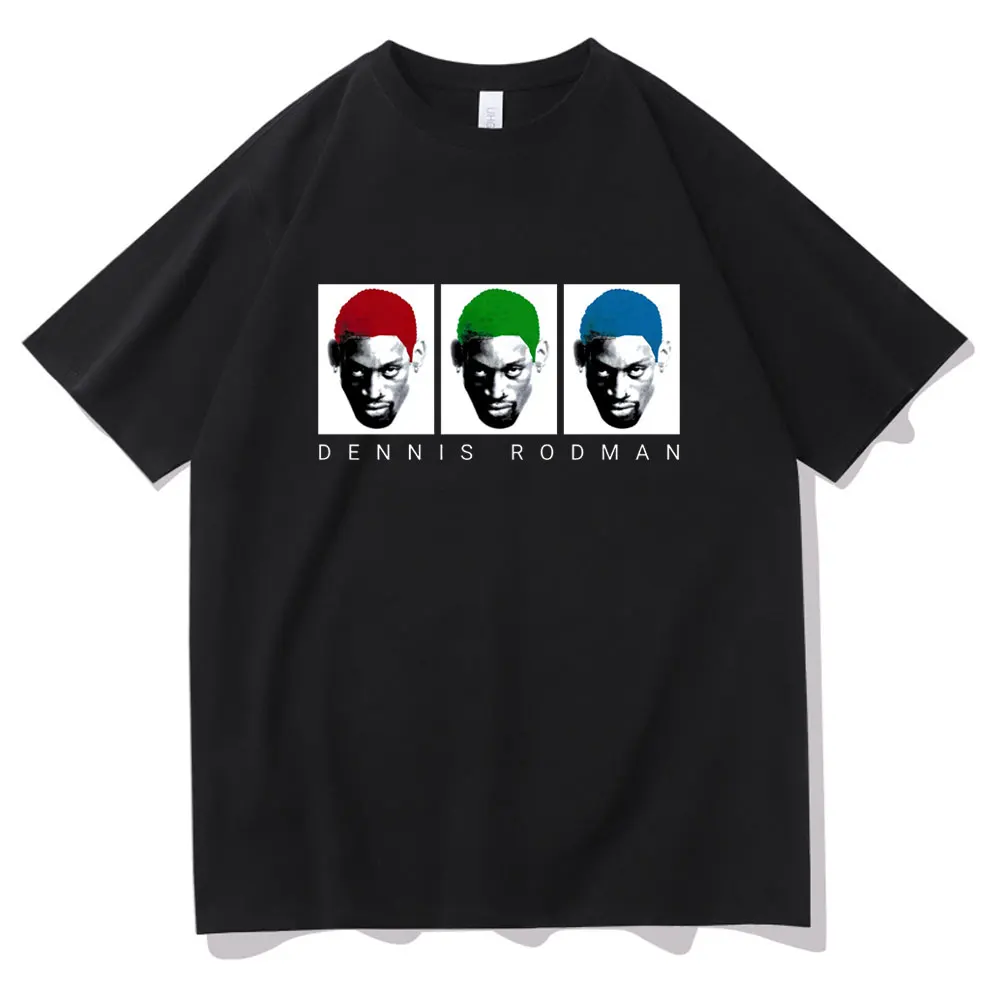 

Dennis Rodman Tshirt Summer Men Women Hip Hop Pop T Shirts Boy Basketball Clothes Mob Travis Scotts Astroworld Streetwear Tshirt