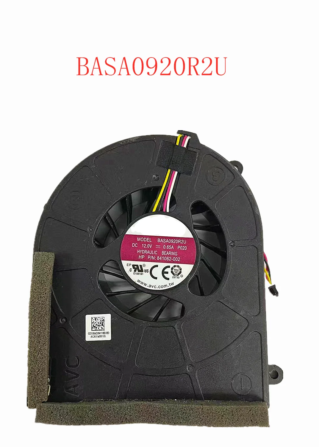 Охлаждающий вентилятор для ноутбука AVC BASA0920R2U-P001 BASA0920R2U PServer DC 12V 0.7A 4 провода |