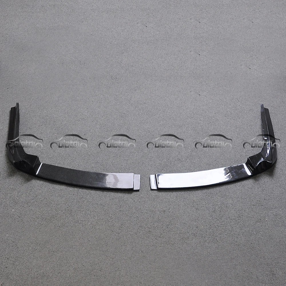 OLOTDI Реальные углеродного волокна задний бампер сплиттеры Туфли без каблуков для