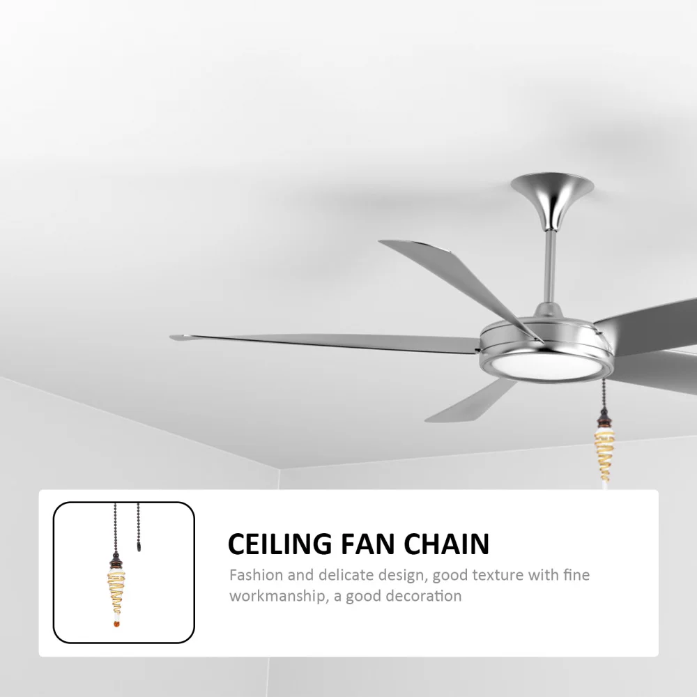 

1pc Fan Light Chain Hanging Lamp Decoration Ceiling Fan Light Chain