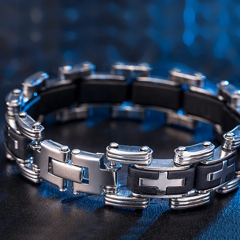 15 мм широкий хит продаж браслеты и из нержавеющей стали модные ювелирные изделия