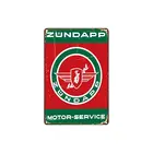 Металлическая жестяная вывеска zundapp мотор сервис Декор Бар паб дома Винтаж ретро постер Металла Плакат Металл Олово картина металлические номерные знаки 2021 Лидер продаж