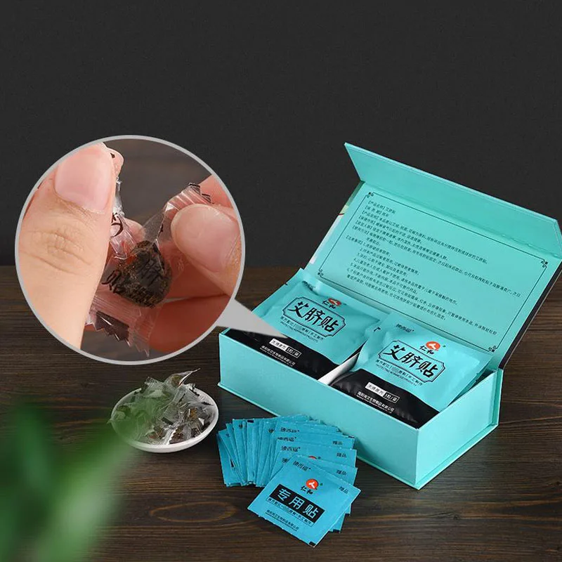 30 шт. массаж ног акупунктурные тапочки для мокса паста пупка патч избавление от