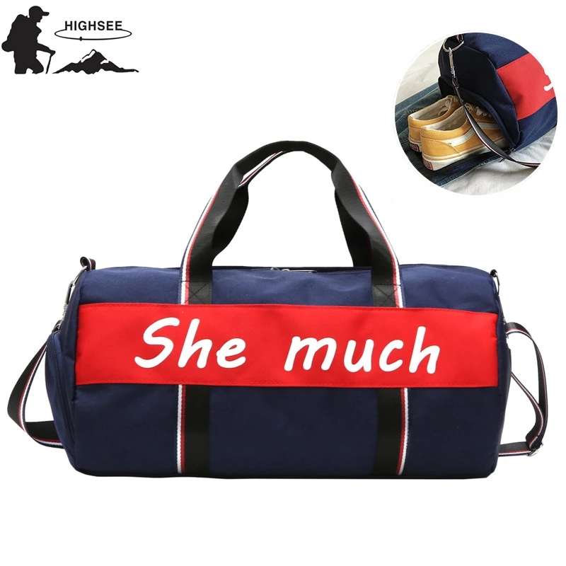 

Gym Bag With Shoe Compartment Waterproof Sport Bag For Women Fitness Training Bag Women Men Travel Duffle Handbag Sac De Sport