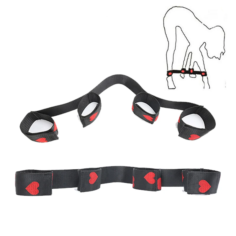 Бондаж для взрослых наручники рука ноги бондаж раб эротические секс-игрушки пар