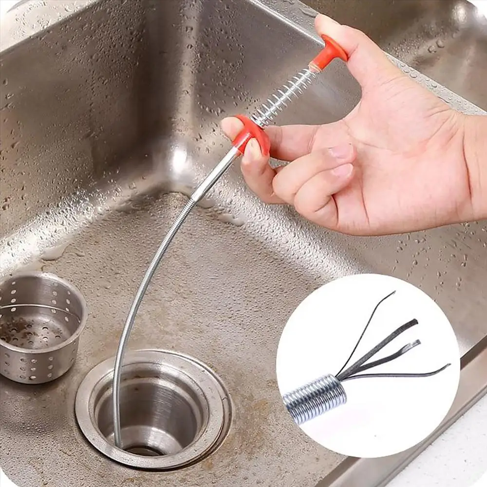 Сгибаемая щетка для чистки канализационных труб 3- 60/160 см | Дом и сад