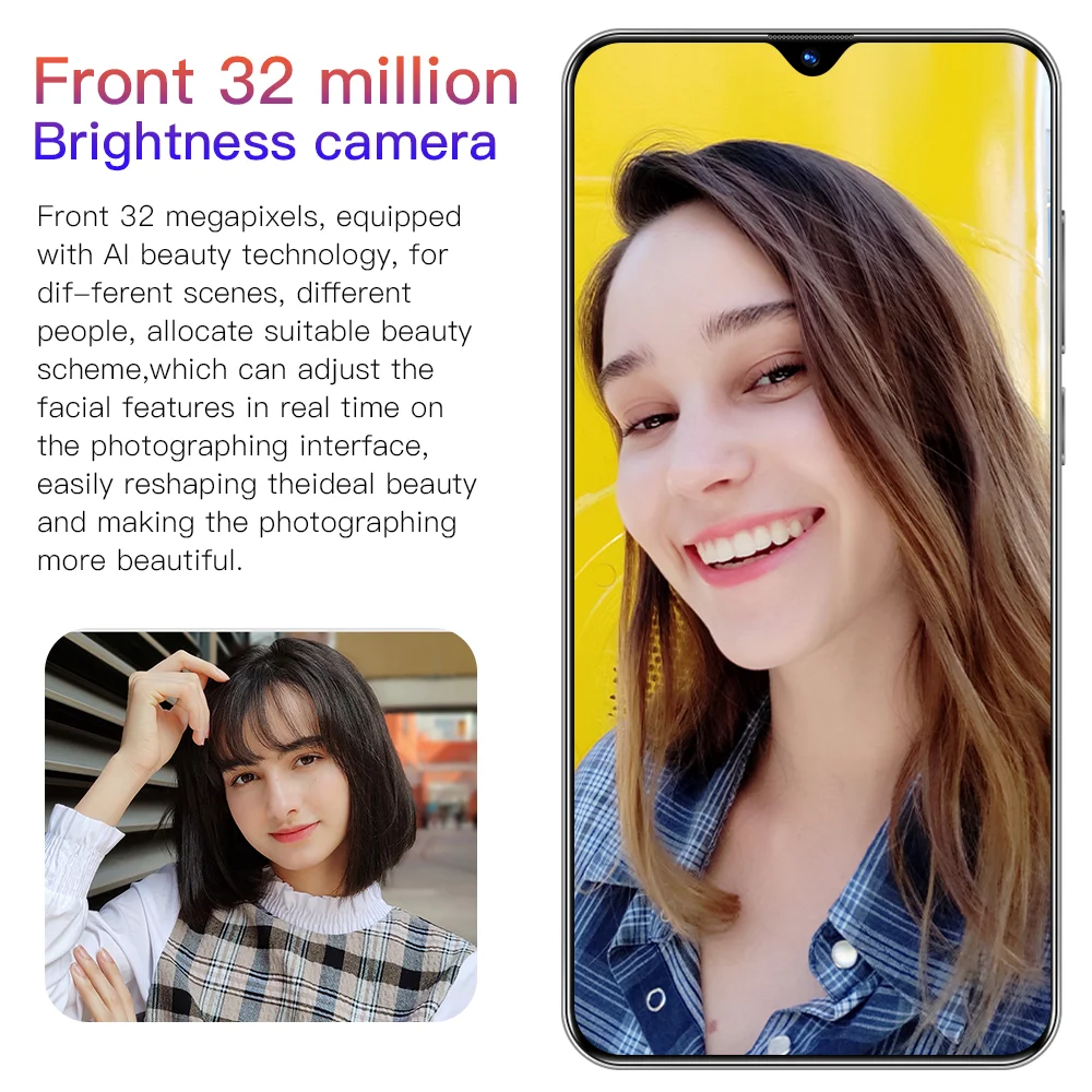 

2021 Newest 6.7" P50pro Mobile Phone Snapdragon 888 Android 11.0 16GB 512GB 6800mAh Fingerprint Unlock Smart Cellphone