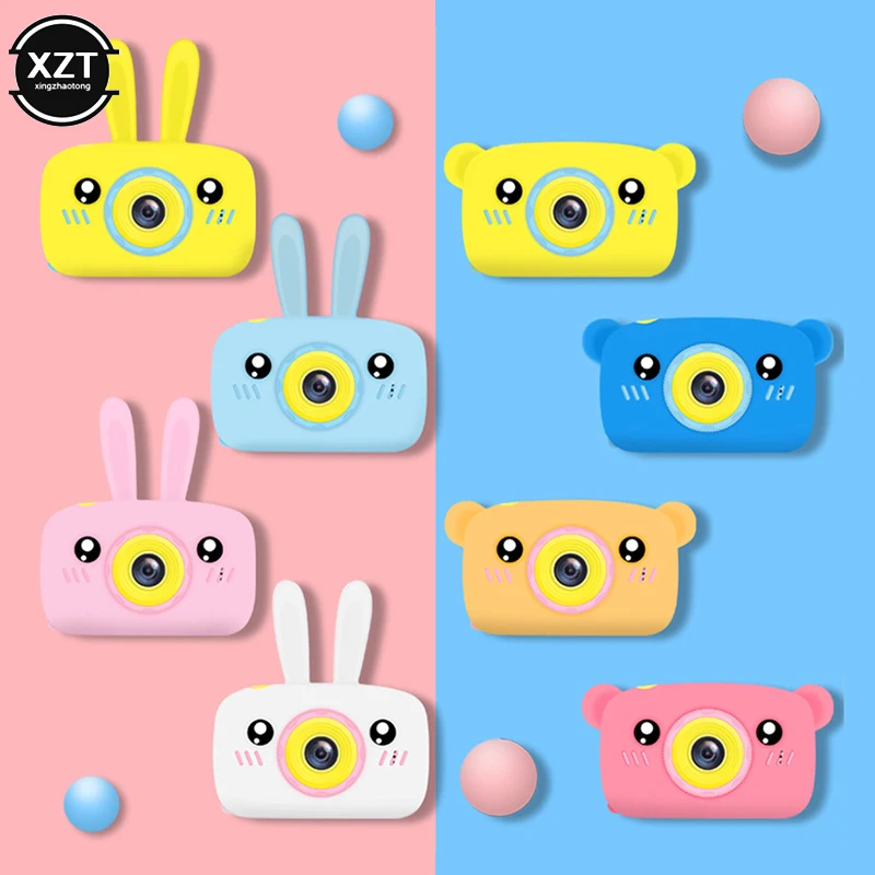 Mini Children Baby Camera 2 Inch Full HD 1080P Digital Video Cute LCD Screen display for Kids gifts toys game | Электроника