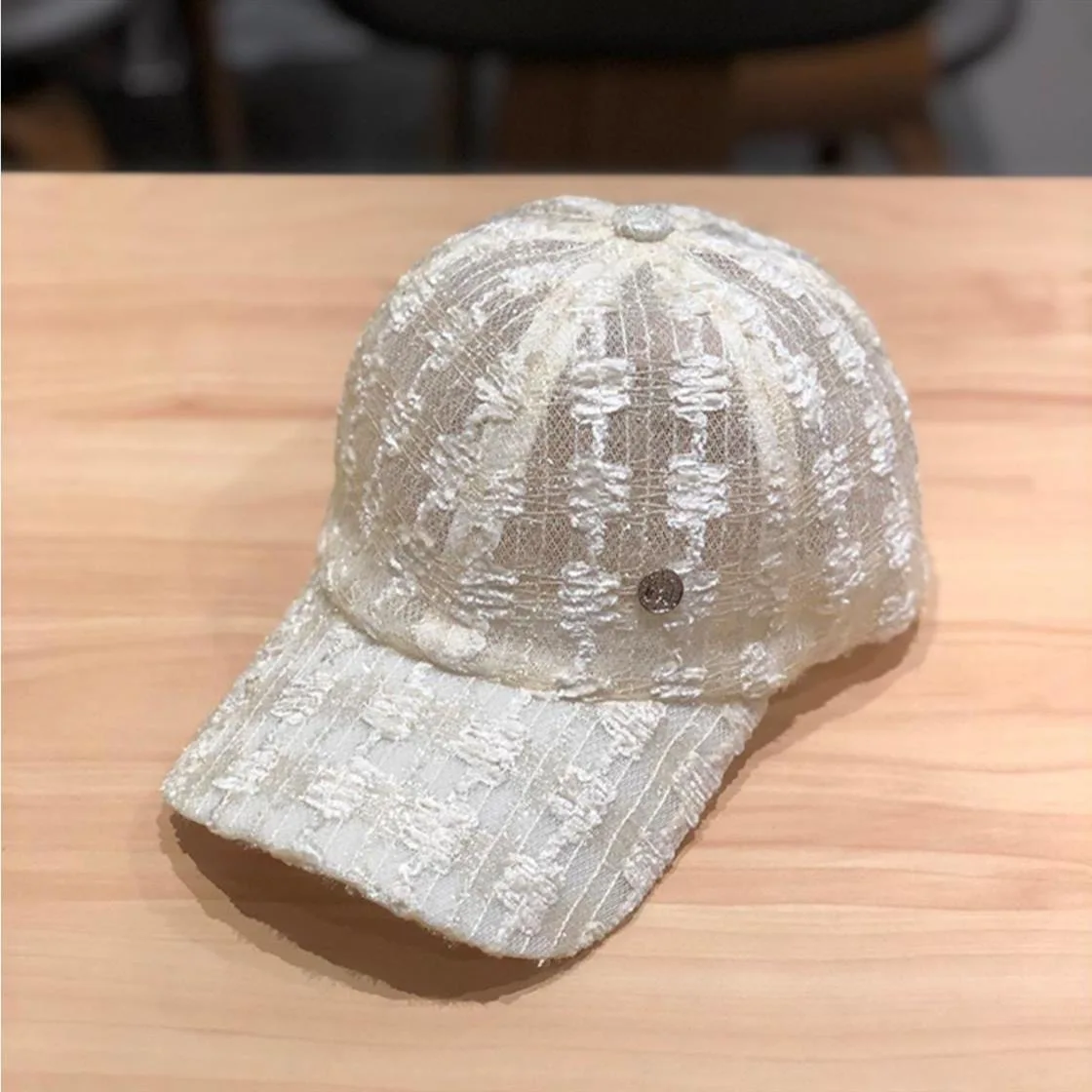 new arrival  Women's summer Baseball Caps fashionable lace floral with M label thin and breathable sun hat
