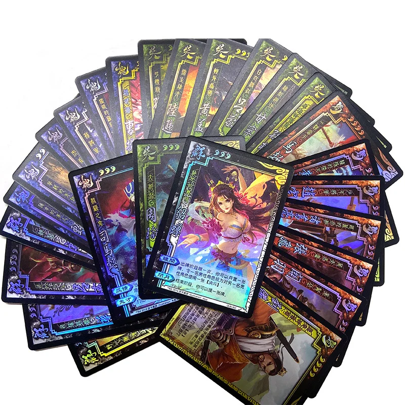 

Colorful Edition Flash Card Military Commander Classic Standard Edition 2019 New Edition Collection UV Craft Desktop Game Card