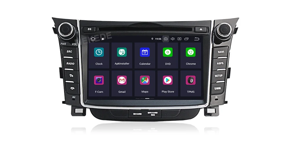 MEKEDE Android 9 автомобильный мультимедийный плеер головное устройство для hyundai I30 Elantra GT 2012 2013 магнитола