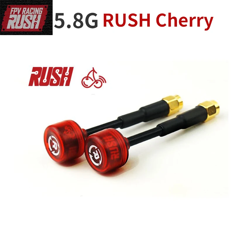 2 шт./лот FPV мини антенна Rush Cherry 5 8 ГГц 1 дБи круговая поляризационная RHCP SMA MMCX IPEX