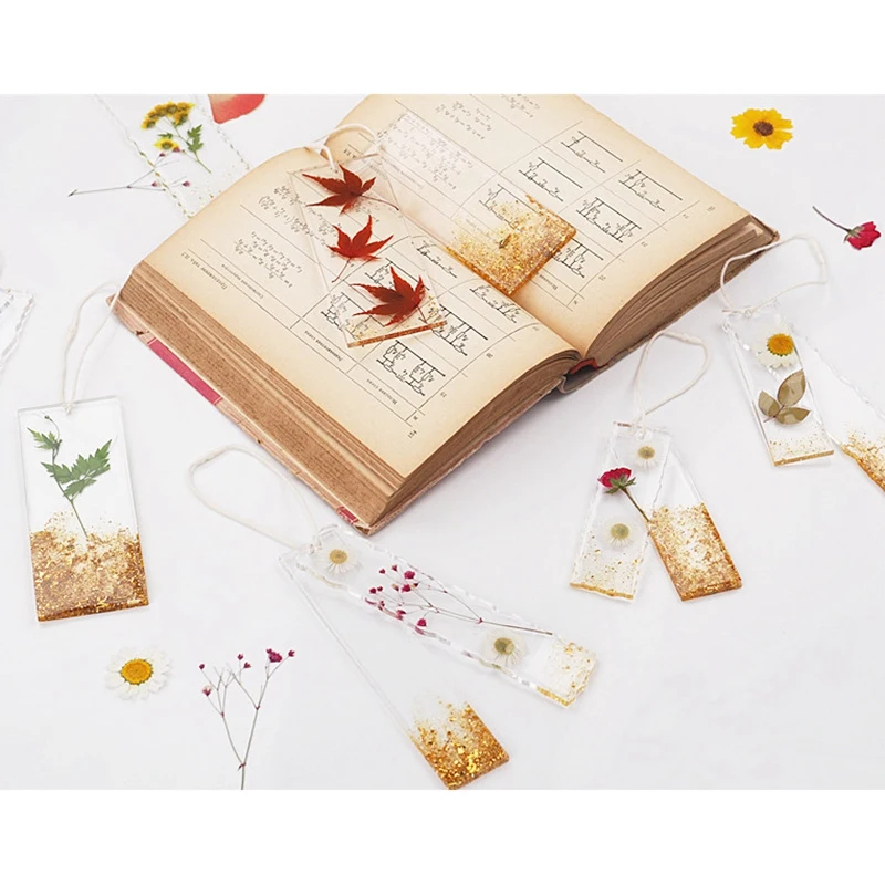 

DIY Bookmark Tag Resin Crystal Epoxy Silicone Mold for Adults and Kids