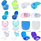 1 шт. коробка для зубных протезов с сеткой, контейнер для ванной, чехол для протезов, коробки для хранения искусственных накладных зубов, органайзер, коробка для зубов