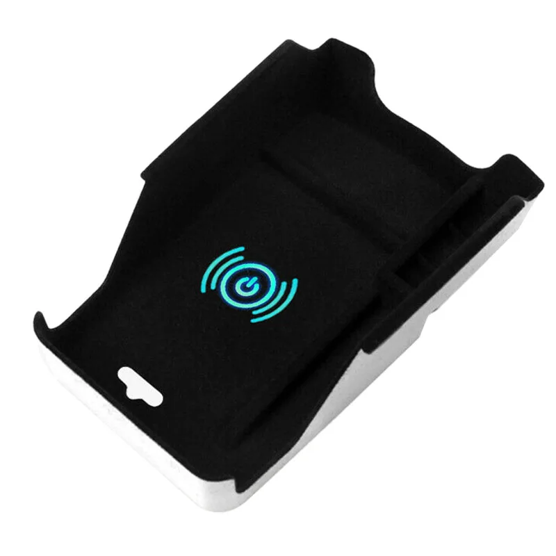 Горячая Автомобильная Беспроводная зарядная Центральная консоль подлокотник