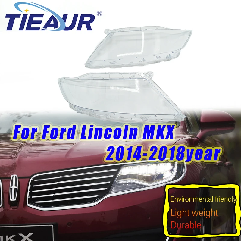 

Абажур TIEAUR для Ford Lincoln MKX 2014, 2015, 2016, 2017, 2018, Крышка корпуса лампы, передняя левая и правая крышка объектива фары