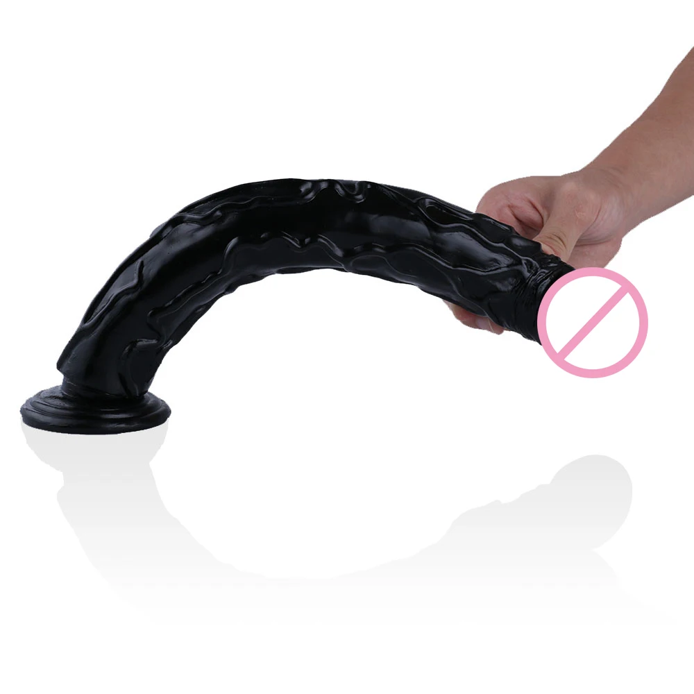 Hismith soft Silicone big Dildo 13.8 inches Long dildos with suction cups 12.6&quot Insertable 2&quot Diameter smooth realistic dildo |