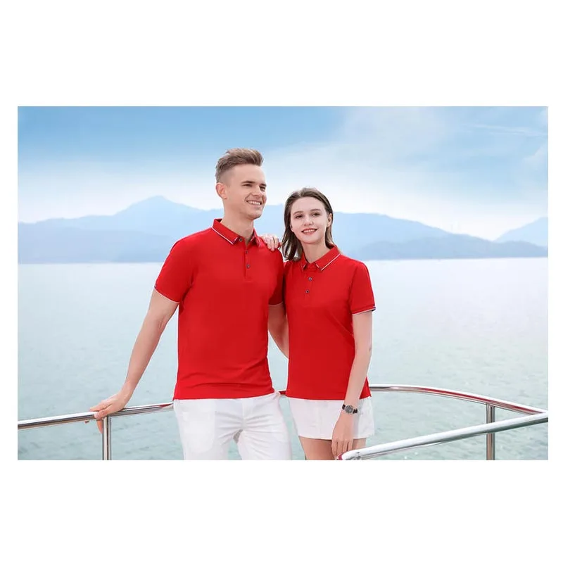 

Lovers Shirt Korean Version of High Quality Ice-containing Ionized Fiber Natural Comfortable And Breathable