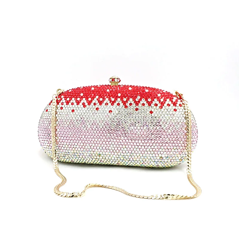 Ladies special design Bridal wedding party purses women evening diamonds colorful sweet clutches full crystal | Багаж и сумки