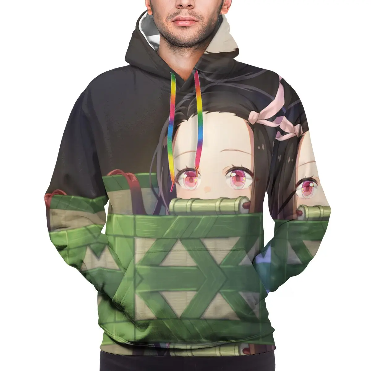 

Men's Custom Pattern clothes Hoodies Demon Slayer Sportswear Cartoon Daily For men and women Suitable Unisex Hoodie