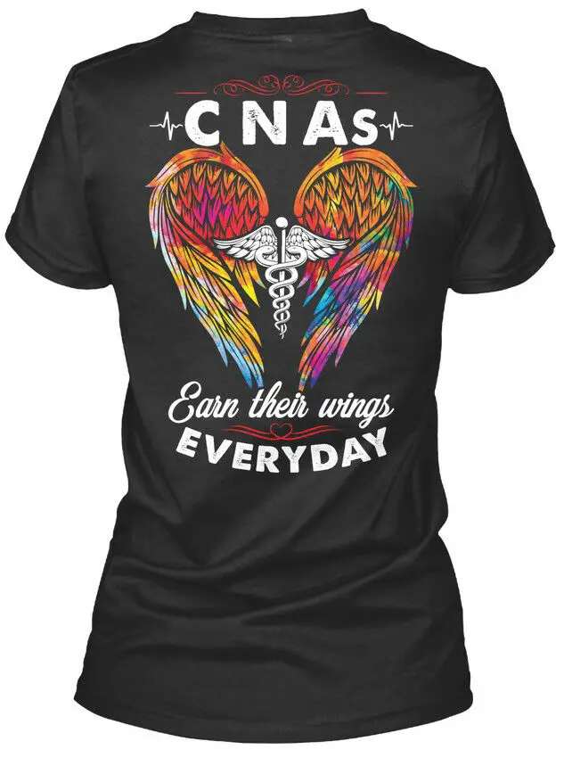 Fun Proud Cna - Cnas Earn Their Wings Everyday Men'S Tee T-Shirt