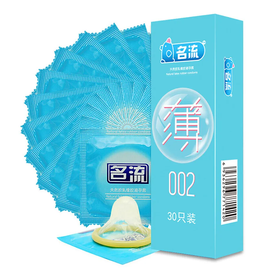 Латексные презервативы Mingliu для мужской контрацепции сверхтонкие с пупырышками 5