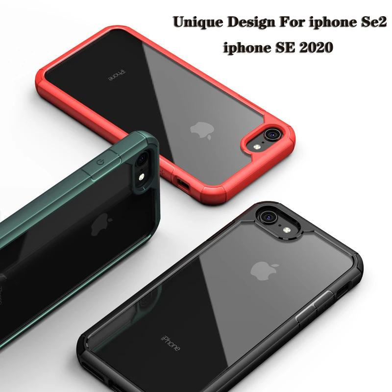Чехол для iphone SE 2020 прозрачный чехол из поликарбоната Se2 мягкие чехлы ТПУ
