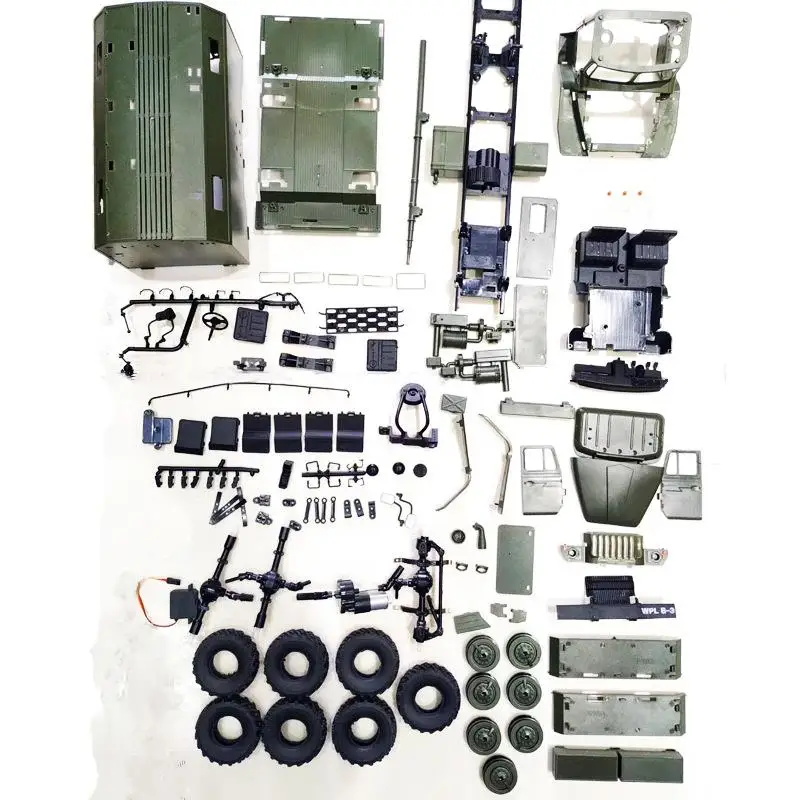 WPL B36 Урал 1/16 2 4G 6WD Радиоуправляемый автомобиль военный грузовик Rock Crawler