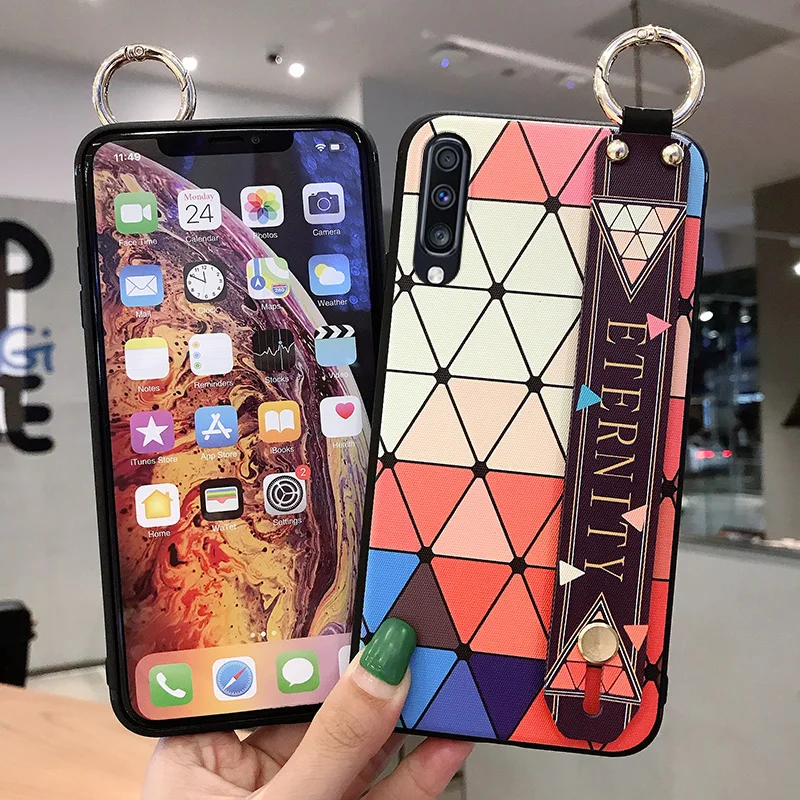 SoCouple для samsung Galaxy A70 A60 A50 A40 A30 A20 A10 A750 S8 S9 S10 плюс S10e Note 8, 9, 10, плюс ремешок держатель телефона чехол