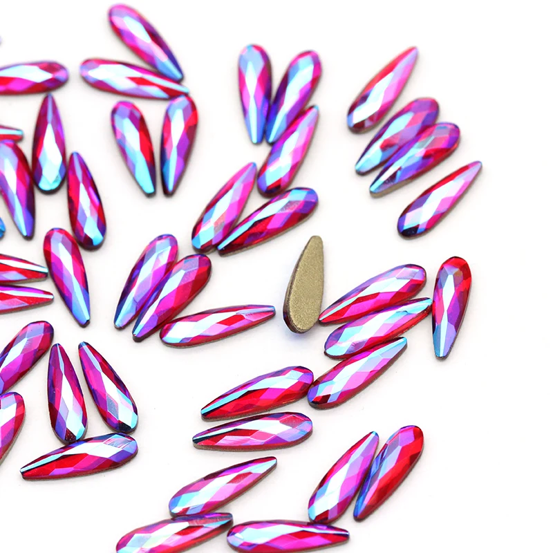 Стразы с плоским основанием Pretty Tear Drop хрустальные стразы украшение из страз