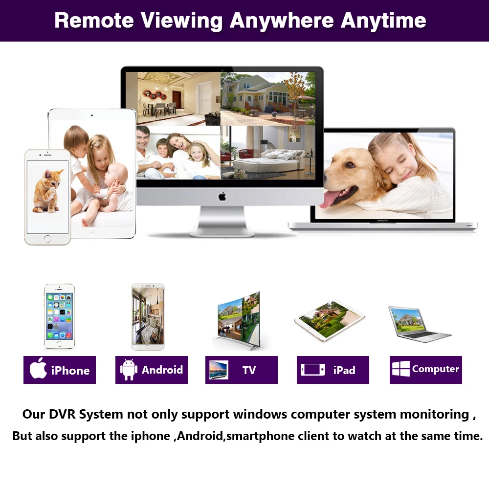Уход за кожей лица аудио со сверхвысоким разрешением Ultra HD H.265 AHD 5MP 4 channel DVR видео