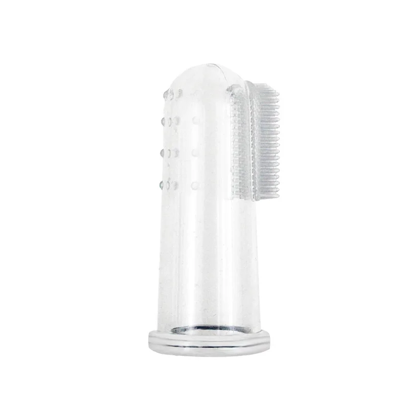 5 шт. супер мягкий палец зубная щетка для животных сошек стряхните неприятного