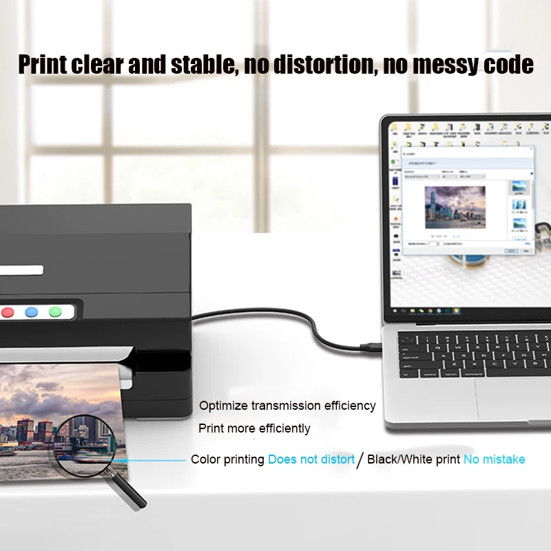Кабель usb 2 0 для принтера высокоскоростной кабель типа папа синхронизации данных